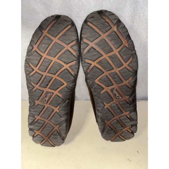 clarks mens shoes moccasins 10M - Picture 6 of 7